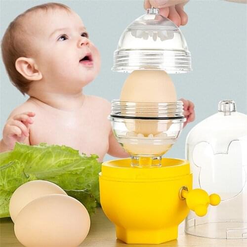 Hand Powered Golden Egg Maker Inside Mixer Kitchen Cooking Gadget Portable Egg Cooker Tool Egg Scrambler Shaker