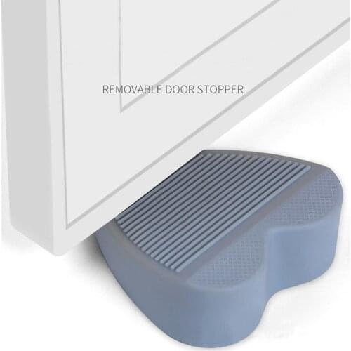 Heart Shaped Silicone Floor Door Stopper Anti-skid Door Catcher Block Home Children Security Baby Protect Furniture Fittings