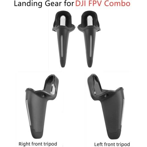 Replacement Landing Gear Foot for DJI FPV Combo Drone Landing Gear Leg Lef/Right Arm for DJI FPV Drone Repair Parts Accessories