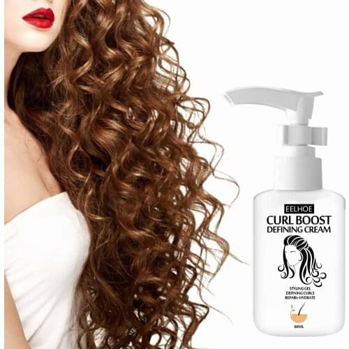 60ml Curly Curlie Revive Spray Enhances Natural Wave Curl Boost Cream Fluffy Hair Styling Products
