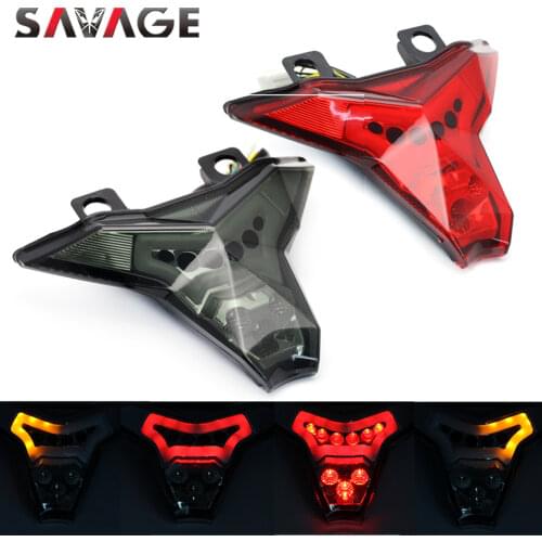 LED Brake Tail Light Turn Signal For KAWASAKI Z1000/R ZX-10R ZX-10RR ZX-6R Z400 NINJA 400 Motorcycle Accessories Blinker Lamp