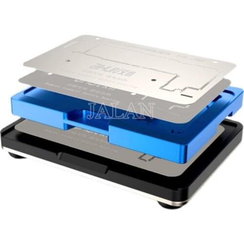 AIXUN Z12 Mid-Layer BGA Reballing Stencil For Iphone 12 12Pro Max 12MIni Main Board Planting Tin Fixture