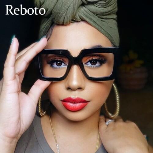 Womens Glasses Frames Prescription Square Anti Blue Light Reading Optical Glasses Frames 2021 Vintage +50 to +400 Oculos