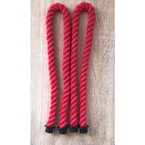 1 pair red rope hemp handles for obag 2021
