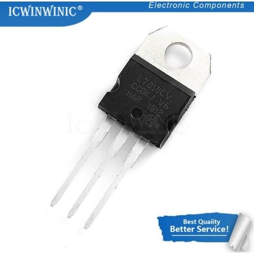 10piece L7810CV TO220 L7810 TO-220 7810 LM7810 MC7810 voltage regulator IC stabilivolt voltage-regulator tube New original