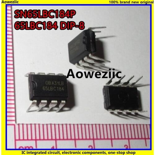 10Pcs/Lot SN65LBC184P SN65LBC184 65LBC184 DIP-8 DIFFERENTIAL TRANSCEIVER WITH TRANSIENT VOLTAGE SUPPRESSION New