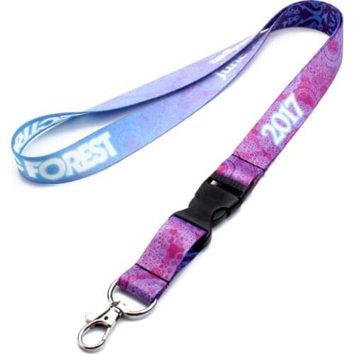 200pcs/lot DHL free shiping Customized lanyard 20mm wide sublimation polyester lanyard with release buckle,Custom lanyards