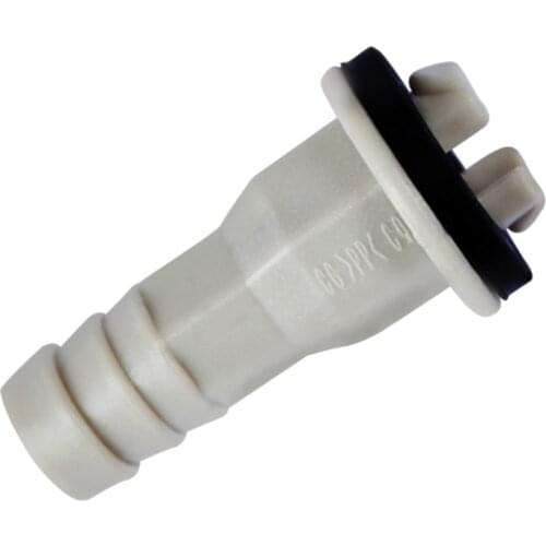 Drain Hose Adapter 17mm/0.67in w/ Rubber Ring No Leaking Higher Tightness for MEDIA Room AC Extenal Unit