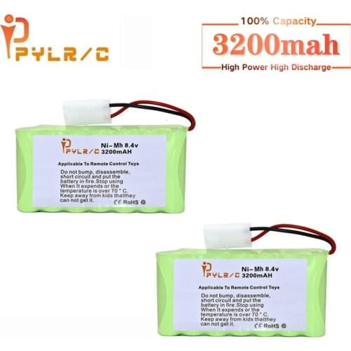 8.4v 3200mah Rechargeable Battery For Rc toys Cars Tank Robots Gun Boats AA NI-MH Battery 8.4v Battery Pack With Tamiya 2P Plug