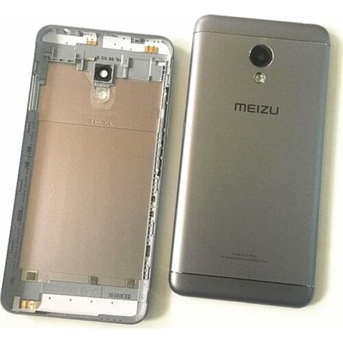 For MEIZU M3S Back Battery Cover Rear Door Housing Chassis Case For Meizu M3S mini Battery Cover With Camera Lens Side Buttons