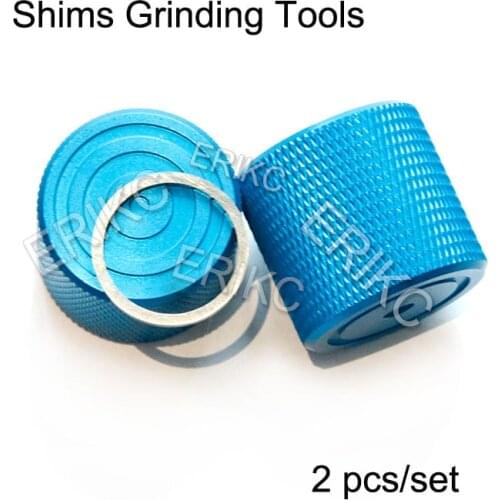 ERIKC Grinding Tools for Injector Nozzle Shims, Common Rail Injector Nozzle Washer Grinder 2 pieces\set