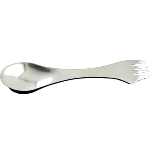 Stainless Gadget Spork Spoon Fork Cutlery Utensil 3 in 1 Combo for Picnic Breakfast Lunch Dinner BBQ Outdoor Travel Camping
