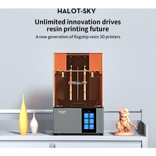 HALOT SKY Light-curing 3D Printer Enclosed UV 405nm Wavelength Photosensive Resin Matrix Built In Wifi Print Size 192*120*200mm