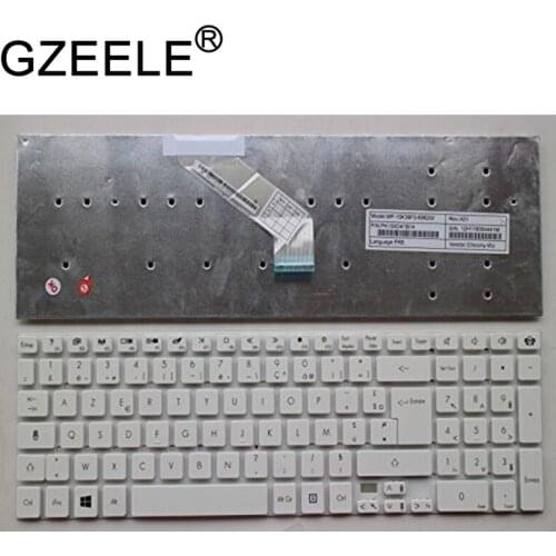 GZEELE Azerty keyboard white FR for packard bell easynote LV11HC LV44HC LS11HR LS11SB FRENCH version white