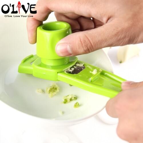 Kitchen Accessories Garlic Press Chopper Crusher Mincer Cutter Grater Grinder Ginger Tools Cooking Gadgets