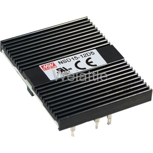 ]MEAN WELL original NSD15-12D15 15V 0.67A meanwell NSD15 15V 15W DC-DC Regulated Dual Output Converter