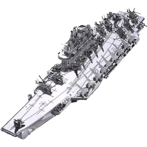 MMZ MODEL Piececool 3D metal puzzle PLAN LIAO NING CV-16 Chinese Military Assembly metal Model kit DIY 3D Laser Cut Model puzzle