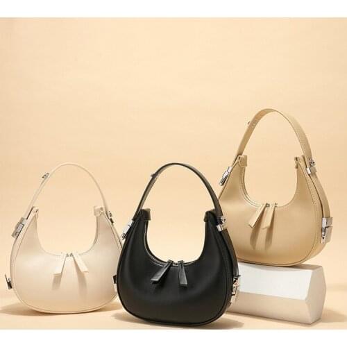 Fashion Single Shoulder Bag 2021 New Handbag Crescent Baguette Bag For Women Messenger Half Moon Bag