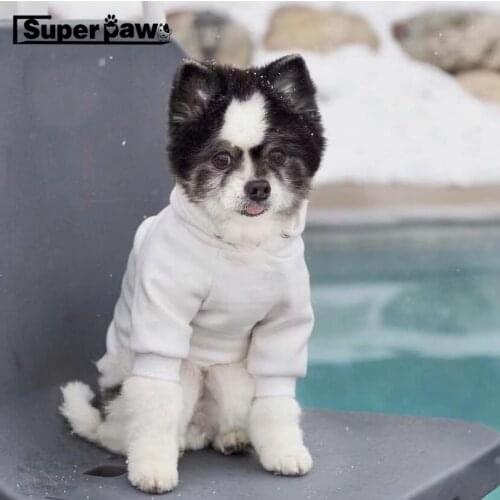 Pet Dog New Hoodies Sweatshirt Winter Warm Coat Sweater Clothes For Small Medium Dogs French Bulldog Pug Chihuahua WSC26
