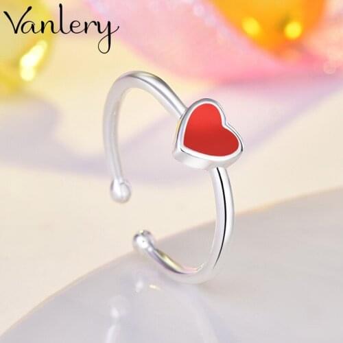 New Gothic Men Love Heart Rings For Women Jewelry Birthday Gift Romantic Wedding Engagement Drop Shipping 2021