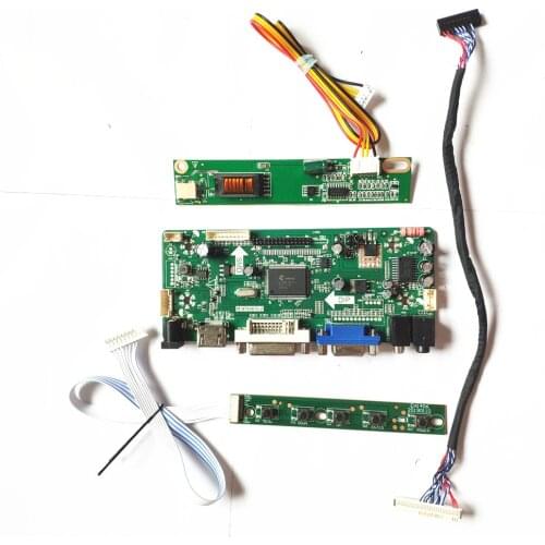For D091201 D291207 MNT68676 controller card VGA HDMI-Compatible DVI LCD monitor 1024*768 13.3" CCFL LVDS 20Pin