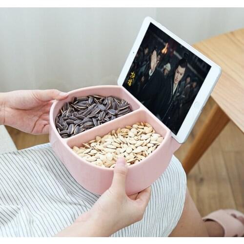 Lazy People Eat Melon Seeds Melon Seed Tray Box Fruit Tray Can Hold Mobile Phone Melon Seed Shell Series Mobile Phone Holder