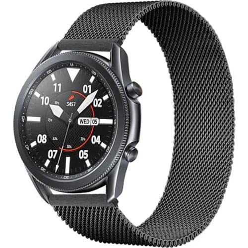 Magnetic strap For Samsung Galaxy watch 3 45mm/Active 2/46mm/42mm Gear S3 Frontier 20mm 22mm bracelet Huawei GT/2/2e/Pro band
