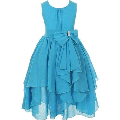 Girl Chiffon Princess Dresses Girl Flower Dresses