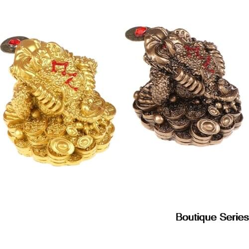 Money Luck Magic Chinese Frog Toad Toad Feng Shui Home Office Decoration