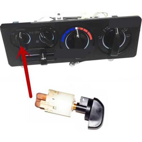 Switch Knob Dashboard Air Conditioner AC Heater Control Climate Panel Switch for Pajero Wind Switch for Montero Shogun 1989-2000