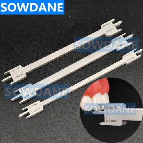 1 piece Dental Orthodontic Bracket Positioning Height Gauge Dental Instrument Tools (3 Types for selection)