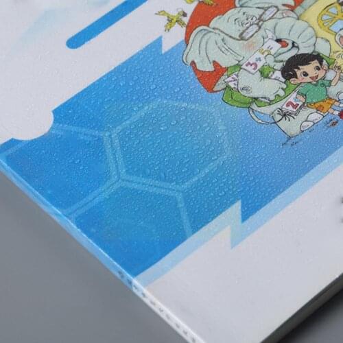10pcs/bag Transparent Book Cover Frosted Self-adhesive Cover Non-slip Film Protective Film Cover Book Book Waterproof E1R3