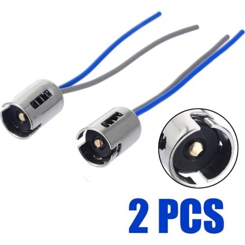 2Pcs Car LED Light Connector 1156 BA15S 5009 5007 5008 Car Lamp Cable Auto Bulb Wire Bulbs Socket Adapter