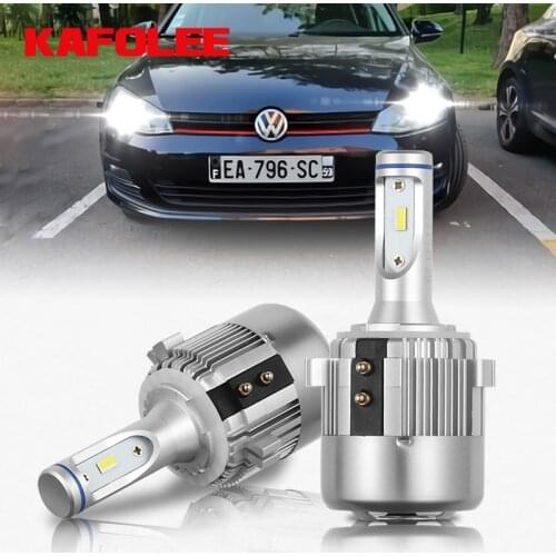 KAFOLEE 2x G2 Car Headlight Bulb LED 72W 8000LM Super Brightness 6000K Cool White Low Beam for VW Passat Golf MK6 MK7 GTI Tiguan