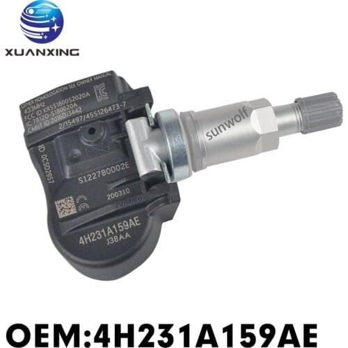 4H231A159AE Tire Pressure Monitoring System Sensor TPMS 433Mhz For Jaguar-XJ 2010-2015 Land Rover-Discovery 2005-2014