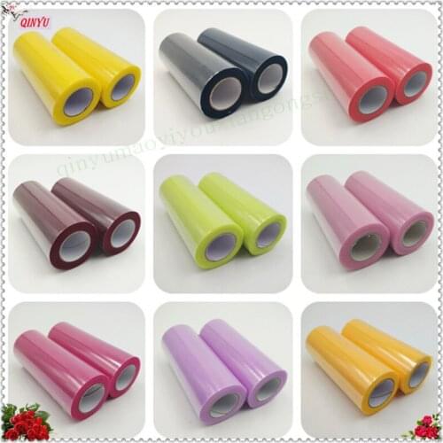5 PC Tulle Roll 22 Meters Roll Fabric Spool Party Gift Wrap Wedding Decoration Crafts Party Supplies flower Silk Organza 7ZSH811