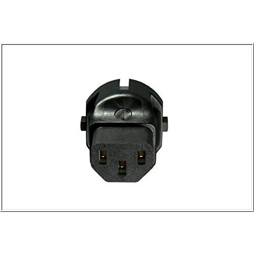 Power adapter, mains adapter safety plug CEE 7/7 to C13 IEC connector, Schuko adapter