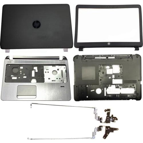 NEW For HP Probook 450 G2 455 G2 Laptop LCD Back Cover/Front Bezel/Hinges/Palmrest/Bottom Case 768123-001 AP15A000100