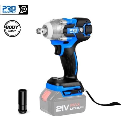 Electric Rechargeab Brushless Wrench Impact Cordless Electric Drill Screwdriver Without Lithium Battery 21V By PROSTORMER