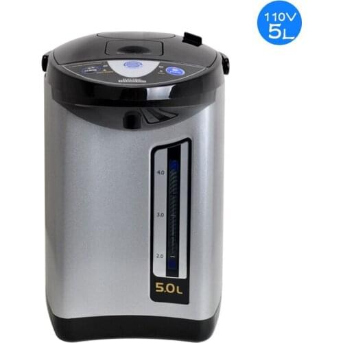 110V Electric Kettle 304 Stainless Steel Kettle Double-layer Anti Scalding All Steel Seamless Kettle 1.5L