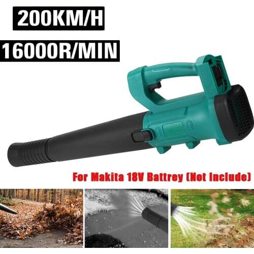 Electric Air Blower Cordless Blower Garden Leaf Blower Handheld Dust Collector Cleaner Power Tool For Makita 18V Li-ion Battery