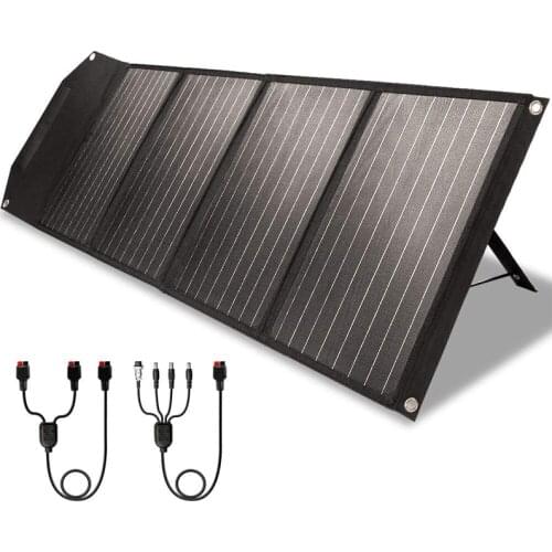 ETFE Mini Portable Solar Panel 12V 100W 120W Solar Plate Monocrystalline Mono Photovoltaic Hiking Camping Solar Panel Foldable