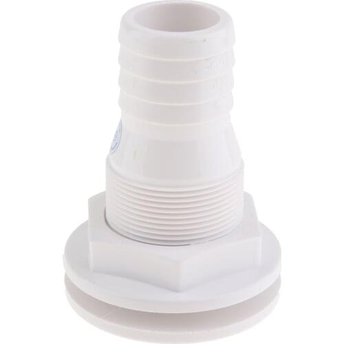 1.5inch Thru Hull Fitting Through Hull , Inlet Inner Diameter:1.5 inch,Outlet Inner Diameter: 1.1 inch