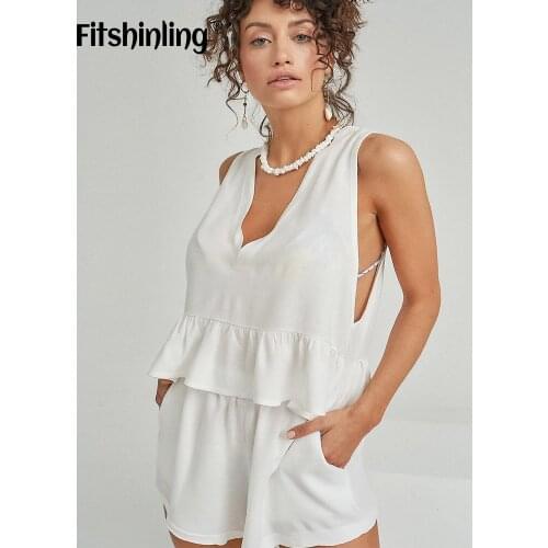 Женские пижамы с шортами FITSHINLING China At AliExpress