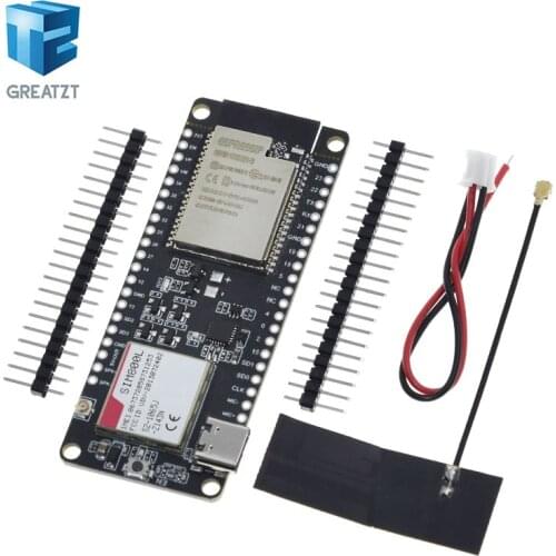 GREATZT TTGO T-Call V1.3 ESP32 Wireless Module SIM Antenna SIM Card SIM800L Module And GSM/GPRS Antenna for arduino