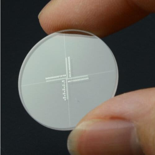 Microscope Micrometer Diameter 18.5mm DIV=0.05 Microscope Eyepiece Calibration Slide Coordinates Scale