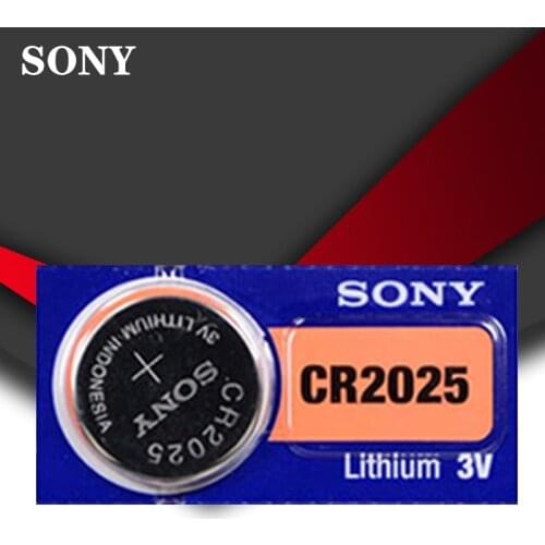 SONY Original cr2025 Button Cell Batteries cr2025 3V Lithium Coin Battery For Watch Calculator Weight Scale