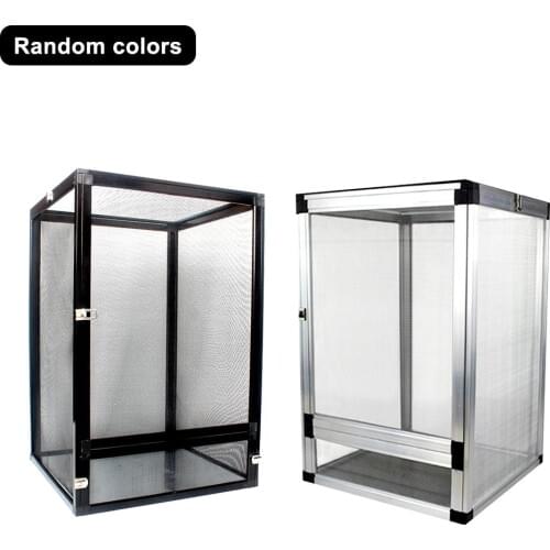 Lizard Breeding Box Crawling Pet Breeding Box Suitable For Spider Tortoise Amphibian Breeding Box Aluminum Reptile Breeding Box
