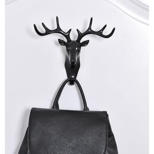 Decorative Furniture Wall Antlers Hook Cartoon Door Hook Clothes Hat Hook Wall Hanger Clothes Storage Rack Tool Hanging Hook