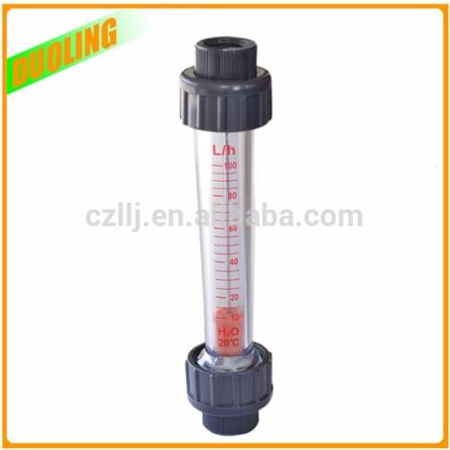 LZB-15S Plastic Water flowmeter Long Tube Thread or Socket-end Connection